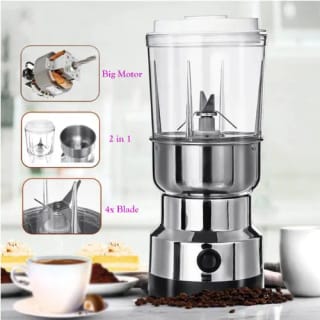 2 in 1 Electric Blender | Coffee Grinder | Juice Blender | Stainless Steel Bowl | 2550W High Power Grinder- Nima Japan NM-8400  2