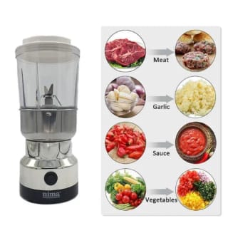 2 in 1 Electric Blender | Coffee Grinder | Juice Blender | Stainless Steel Bowl | 2550W High Power Grinder- Nima Japan NM-8400  3