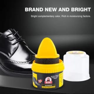 Leather Repair & Care Cream – Liquid Shoe Polish with Sponge, Universal Leather Balm for Shoes, Bags & Car Seats 5