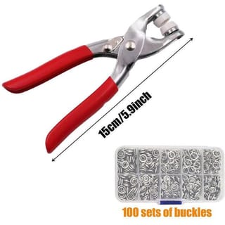 Hand Pressure Pliers For Prong Snap Button (FREE 100 BUTTON) 2