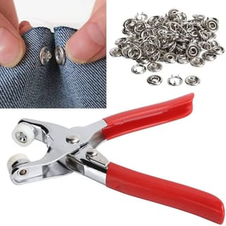 Hand Pressure Pliers For Prong Snap Button (FREE 100 BUTTON) 1