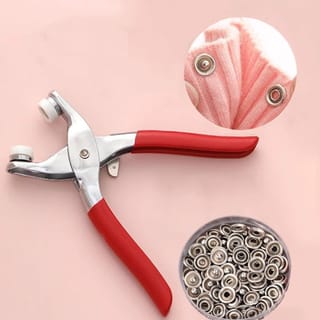 Hand Pressure Pliers For Prong Snap Button (FREE 100 BUTTON) 3
