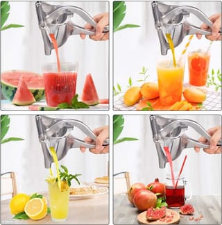  Handhold Press Fruit Juicer-Aluminium Steel Heavy Duty, Fruit Manual & Instant juicer 2