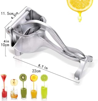  Handhold Press Fruit Juicer-Aluminium Steel Heavy Duty, Fruit Manual & Instant juicer 5