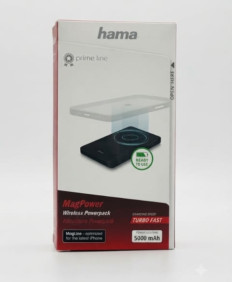 ​🔋Hama MagPower Wireless Powerpack (5000 mAh)! 🔋