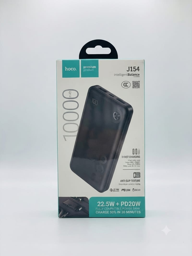 ​⚡Hoco J154 Intelligent Balance Power Bank (10000mAh)! ⚡