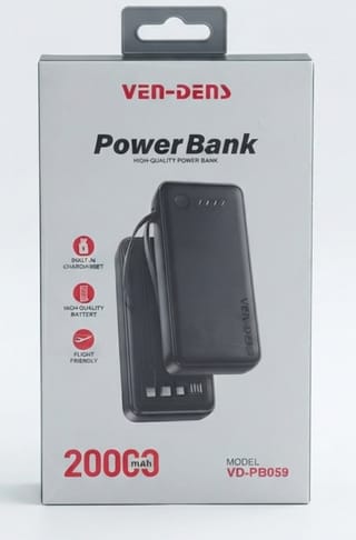 ​🔋 Ven-Dens 20000mAh Power Bank (VD-PB059)! 🔋 1