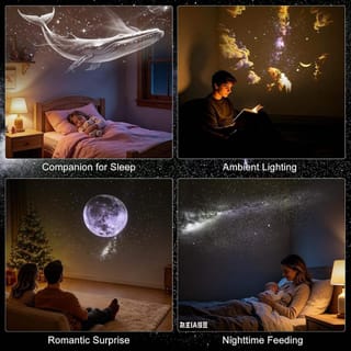 💫🔥 2-in-1 USB Mini Galaxy Star Projector & Bedside Night Light 🔥 2