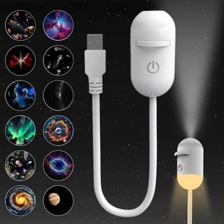 💫🔥 2-in-1 USB Mini Galaxy Star Projector & Bedside Night Light 🔥 4