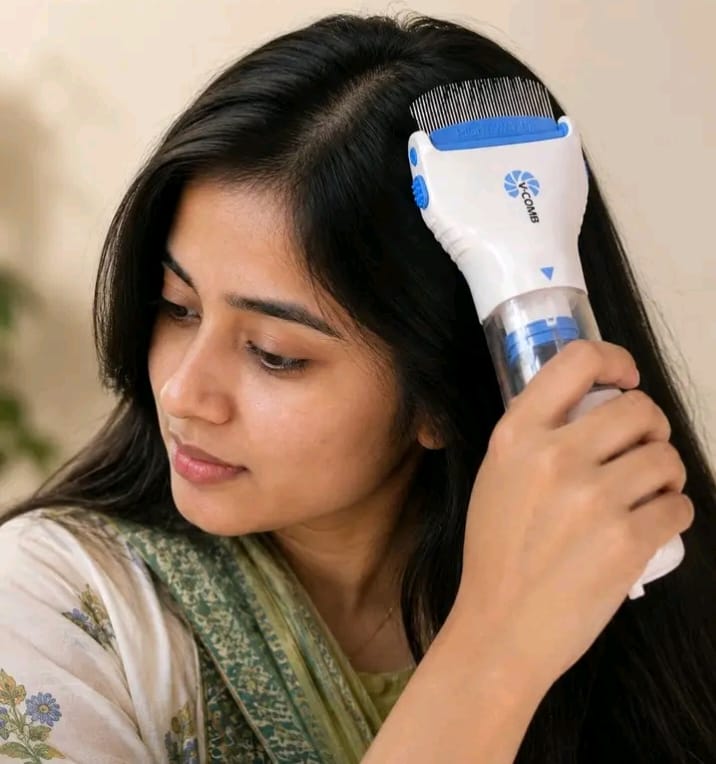 ✨ V-COMB Lice Vacuum Remover –উকুনের যন্ত্রণামুক্ত স্বাস্থ্যকর চুল পান নিমিষেই! 🚫✨