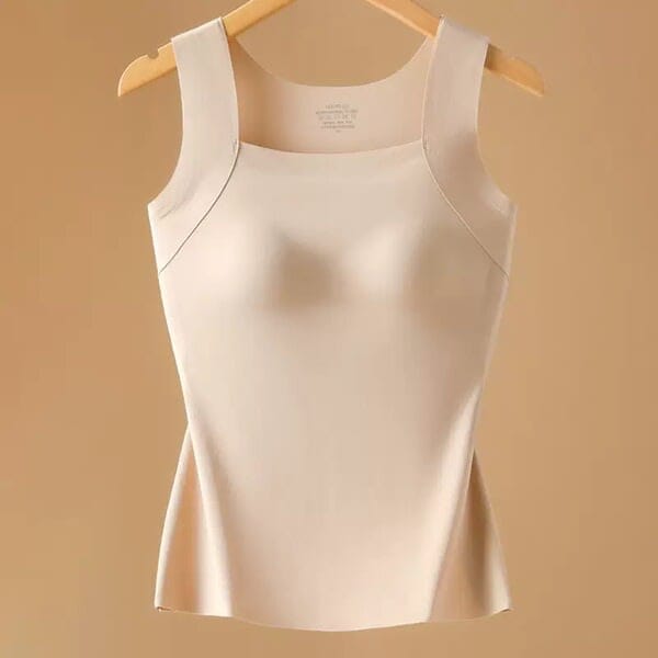 Women’s Seamless tanktop with fixed Bra Cups!