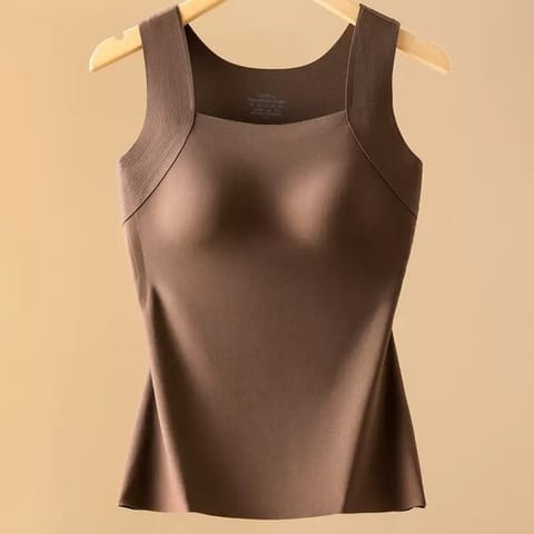 Women’s Seamless tanktop with fixed Bra Cups!