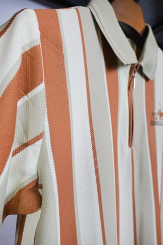 Stripe Polo T-Shirt 3