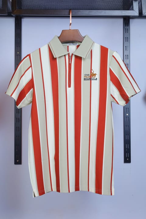 Stripe Polo T-shirt