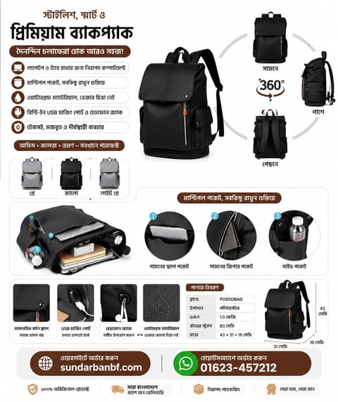 Premium Smart Backpack