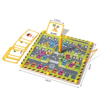 Magnetic Alphabet Car Parking Game 2