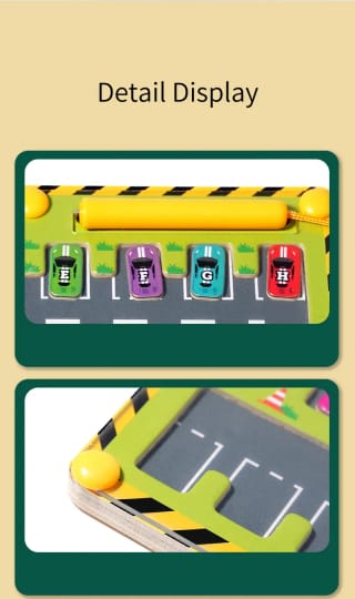 Magnetic Alphabet Car Parking Game 4