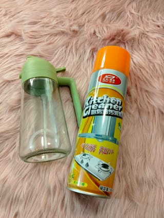 Kitchen Cleaner & Oil Bottle Combo  1