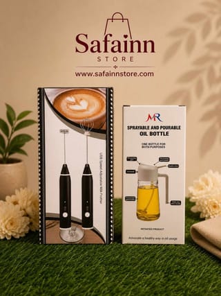 Oil Jar & Coffee Foamer 1