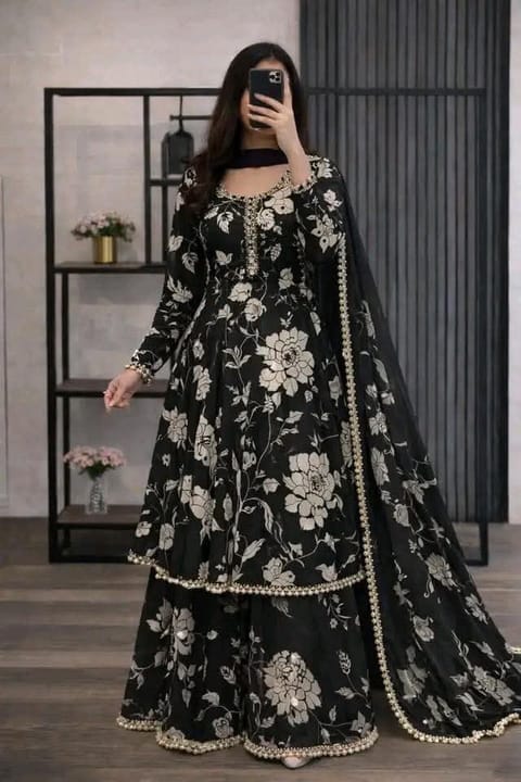 Golap Gown Three Piece🌹🌺