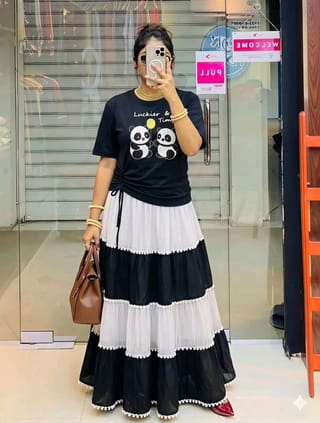 Skirt and Tshirt Set 2