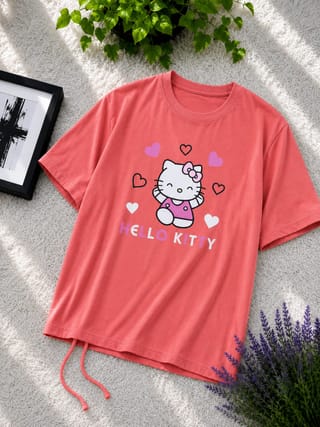 Stylish Ladies Drop Shoulder Tshirt 2