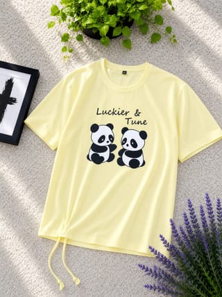 Stylish Ladies Drop Shoulder Tshirt 3