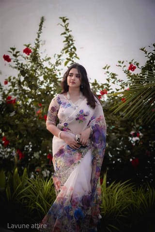 Chanderi silk sharee with blause pcs 3