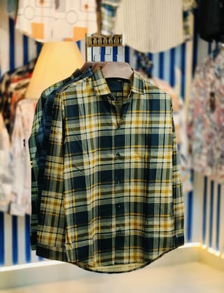 Pure Cotton full Sleeve Check & Print  4