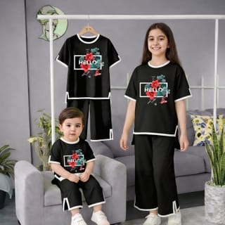 Half Sleeve T-shirt and Pant Set 3