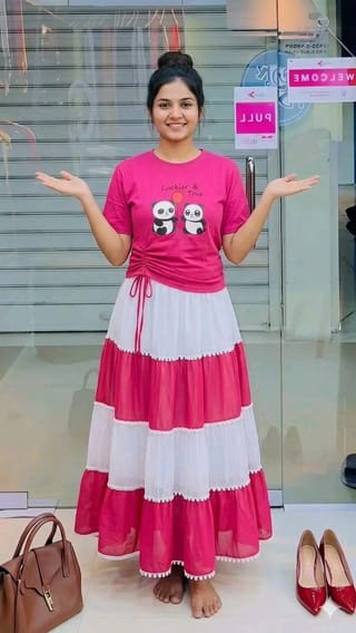 Skirt and Tshirt Set 5