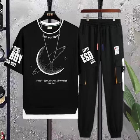 Half Sleeve T-Shirt & Trouser Set