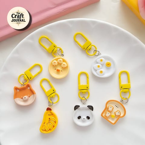 Tiny Breakfast Keychain