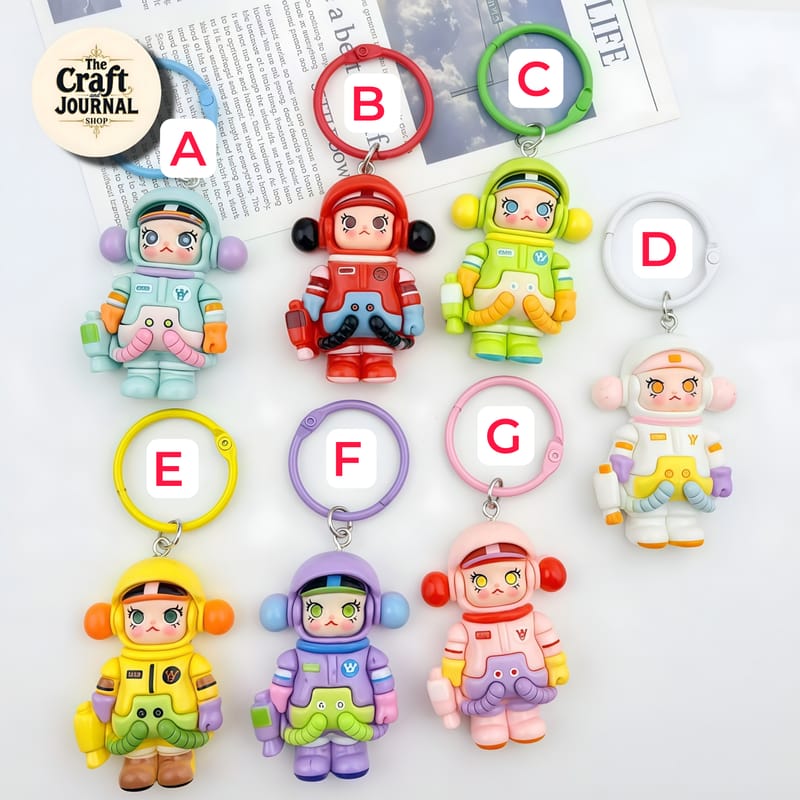 Astronaut Doll Keychain