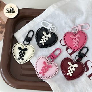 Heart Ribbon Keychain 2