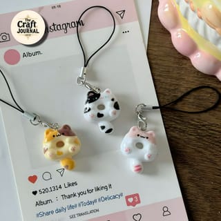 Donut Phone Charm 4