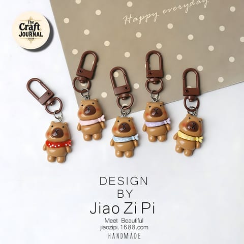Capybara Keychain