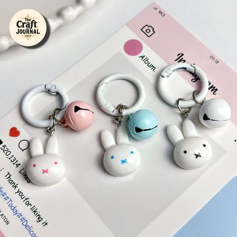 Bunny Bell Keychain