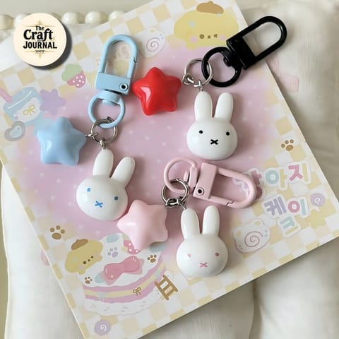 Bunny Star keychain