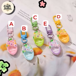 Flower Boat Keychain 5