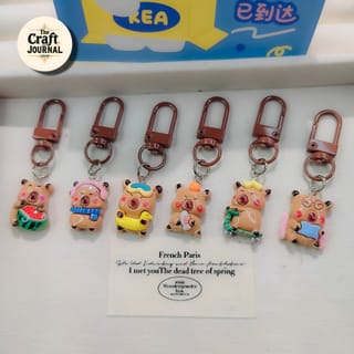 Kawaii Capybara Keychain 3