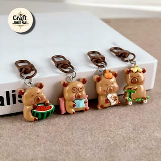 Kawaii Capybara Keychain 4