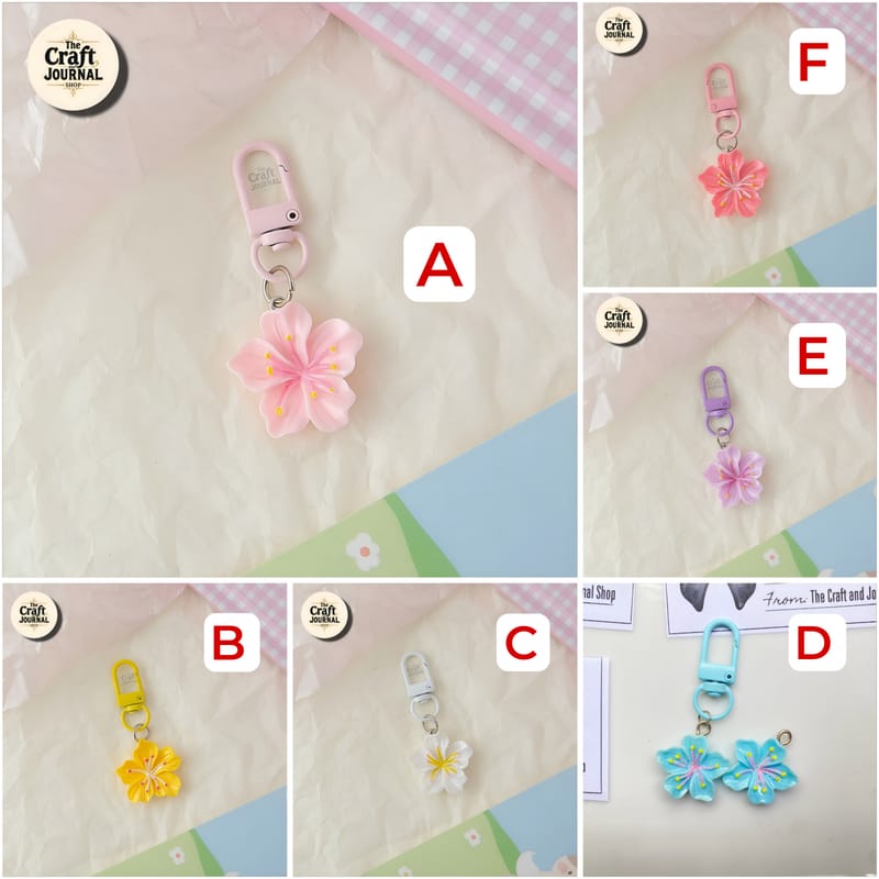 Sakura Blossom Keychain