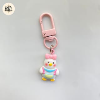 Cute Duckling Character Keychain 3