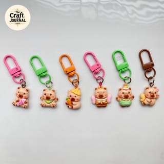 Seasonal Bear Charm Keychain 3