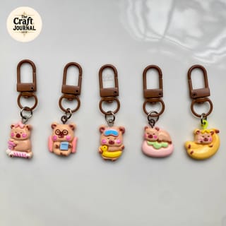 Capybara Charm Keychain 2