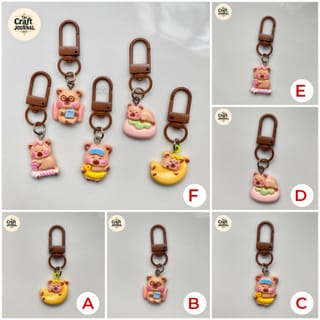 Capybara Charm Keychain 5