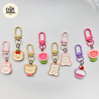 Cute Cookie Charm Keychain 2