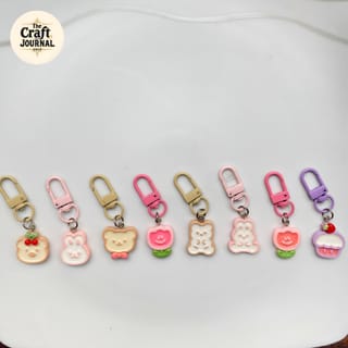 Cute Cookie Charm Keychain 3
