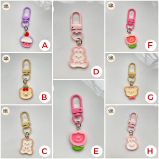 Cute Cookie Charm Keychain 5